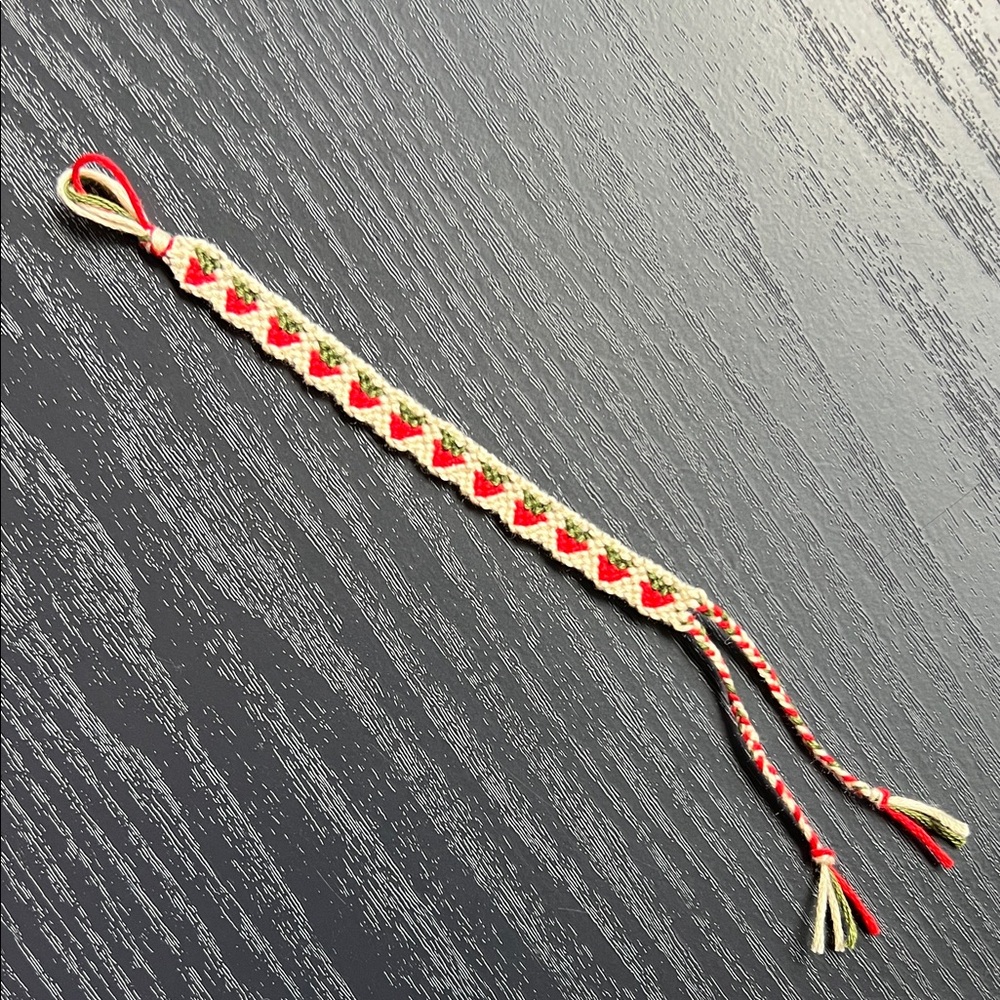 Handmade Strawberry Friendship Bracelet